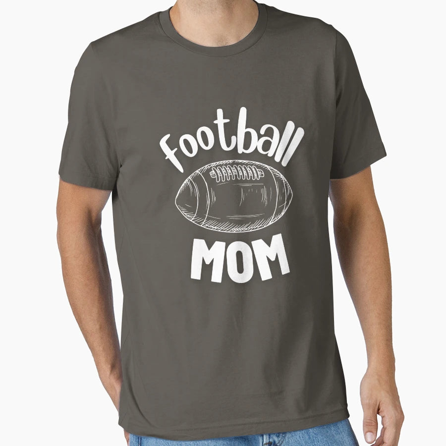 Football Mom T-Shirt - Aesthetic Graphic for Adults - T-Shirt, Sweatshirt, Hoodie