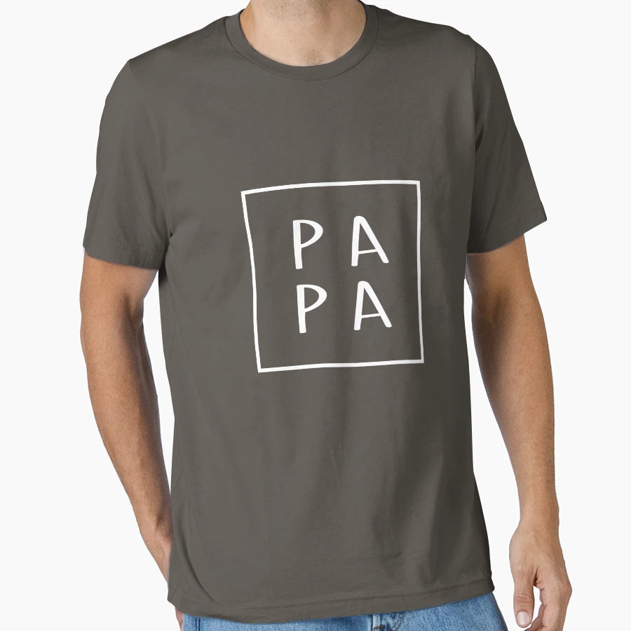 Papa New Parents Gift Fathers Day Gift T-Shirt - Streetwear Style Men Women - T-Shirt, Sweatshirt, Hoodie