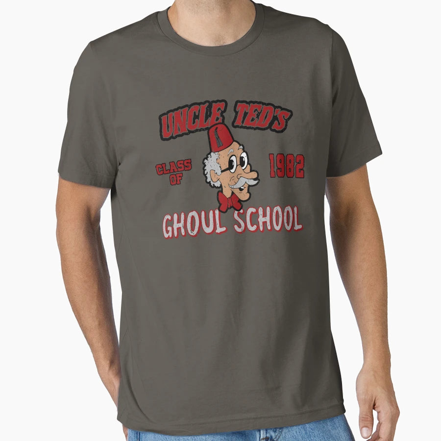 Distressed Uncle Teds Ghoul School T-Shirt - Aesthetic Graphic Unisex - T-Shirt, Sweatshirt, Hoodie