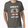 Sundays Are Best Days Football Grass T-Shirt - Custom Art Print for Adults - T-Shirt, Sweatshirt, Hoodie