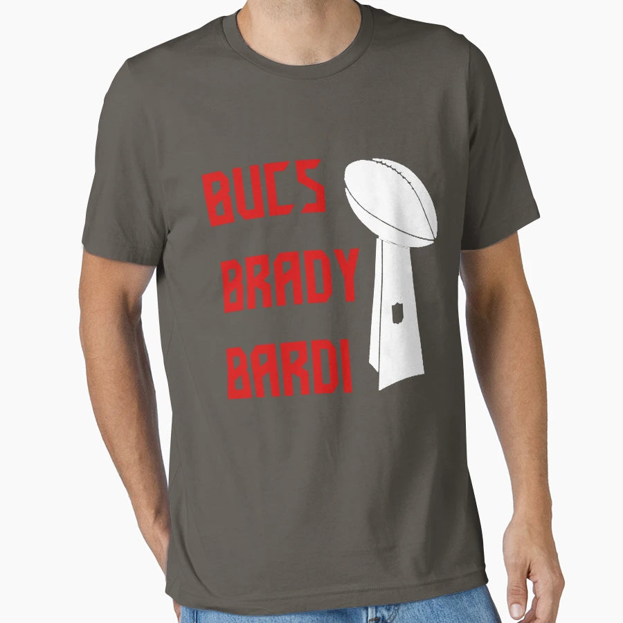 Bucs Brady Bardi T-Shirt - Casual Everyday Wear Men Women - T-Shirt, Sweatshirt, Hoodie