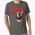 Papa T-Shirt - Custom Art Print Men Women - T-Shirt, Sweatshirt, Hoodie