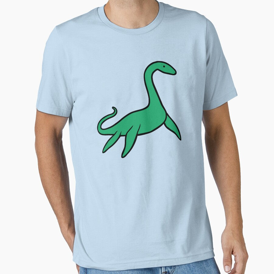 Cute Plesiosaur by jezkemp - Adult & Kids T-Shirts, Sweatshirts & Hoodies apparel design preview 1