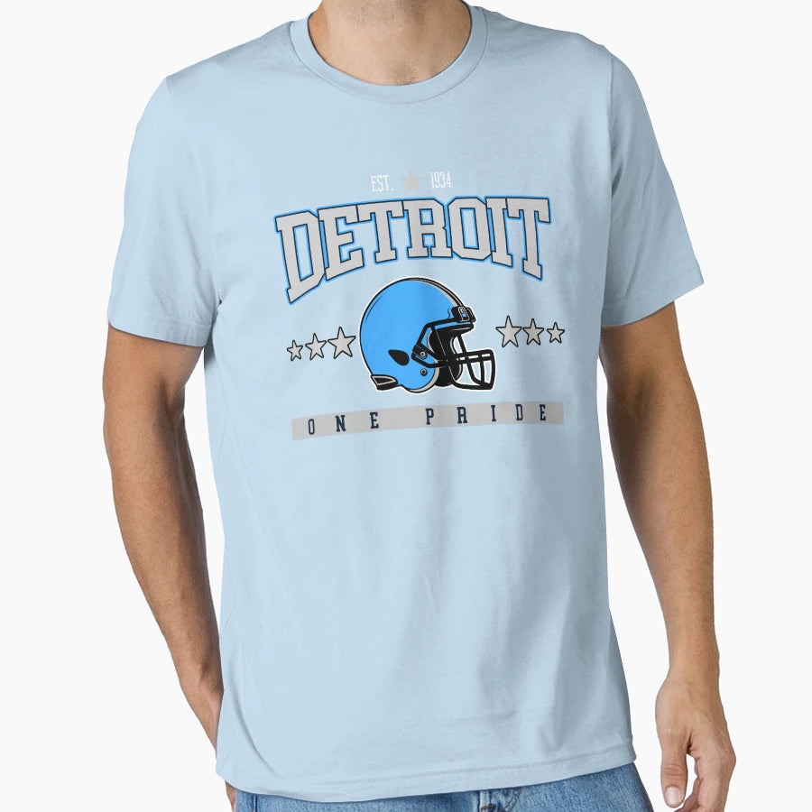 Detroit Lions One Pride T-Shirt - Aesthetic Graphic Men Women - T-Shirt, Sweatshirt, Hoodie