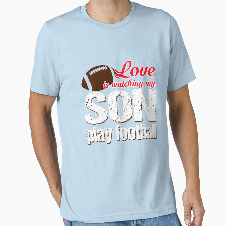 Son Play Football T-Shirt - Graphic Print Men Women - T-Shirt, Sweatshirt, Hoodie