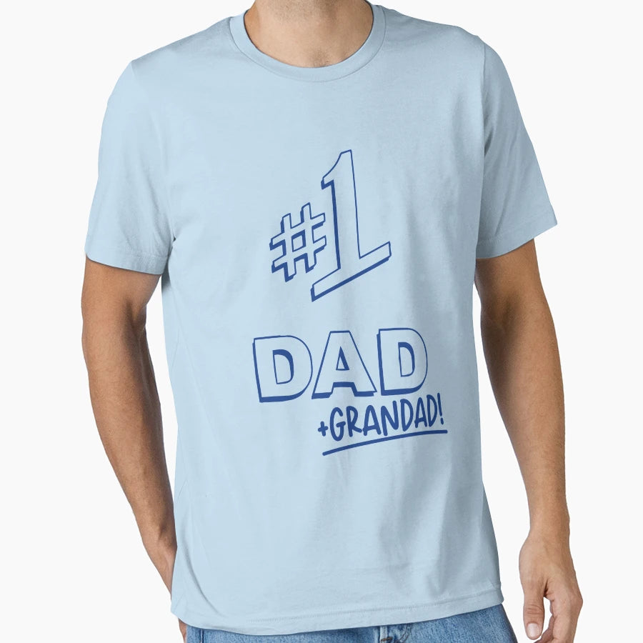 1 Dad Grandad T-Shirt - Trendy Graphic Men Women - T-Shirt, Sweatshirt, Hoodie