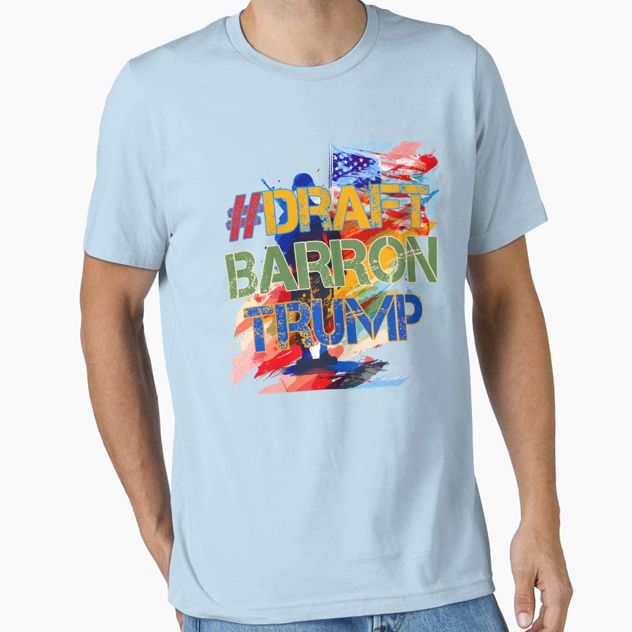 Draftbarrontrump Graffiti Meme Patriotic T-Shirt - Novelty Apparel Unisex - T-Shirt, Sweatshirt, Hoodie