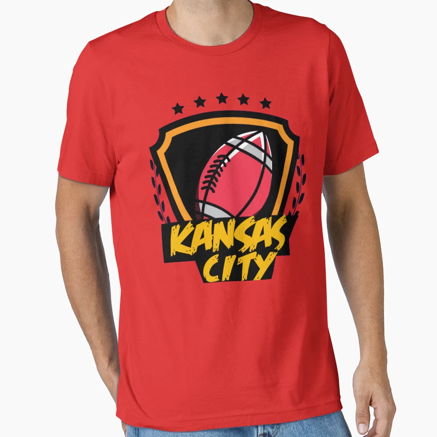 Kansas City Football T-Shirt - Casual Everyday Wear Unisex - T-Shirt, Sweatshirt, Hoodie