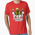 Papa Was Rolling Stone T-Shirt - Trendy Graphic Men Women - T-Shirt, Sweatshirt, Hoodie