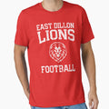 East Dillon Lions Football T-Shirt - Custom Art Print Unisex - T-Shirt, Sweatshirt, Hoodie