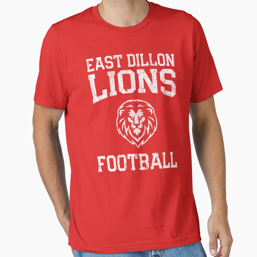 East Dillon Lions Football T-Shirt - Custom Art Print Unisex - T-Shirt, Sweatshirt, Hoodie