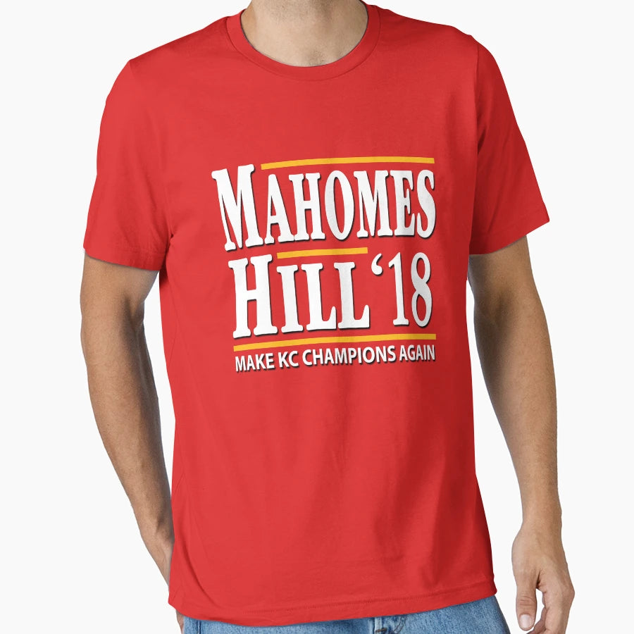 PM TH Kansas City Chiefs 2018 T-Shirt - Minimalist Print Men Women - T-Shirt, Sweatshirt, Hoodie