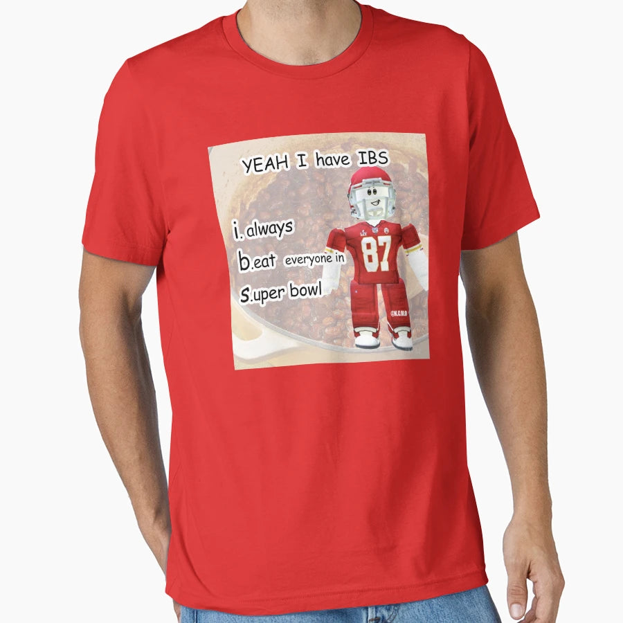 Funny Football Kc Ibs T-Shirt - Novelty Apparel Unisex - T-Shirt, Sweatshirt, Hoodie