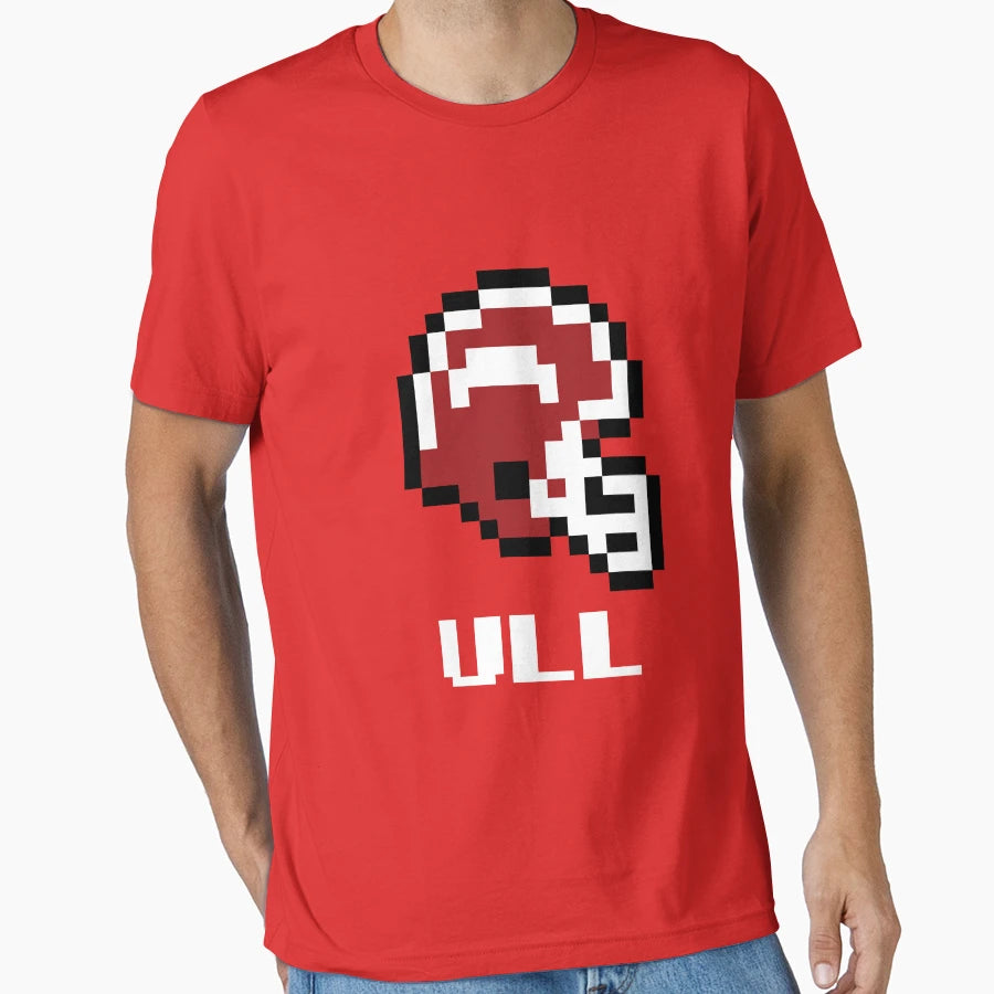 Louisiana Ragin Cajuns Tecmo Super Bowl T-Shirt - Graphic Print Men Women - T-Shirt, Sweatshirt, Hoodie