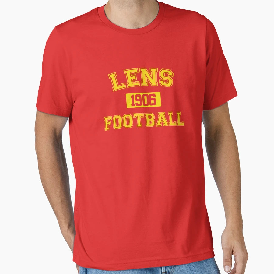 Lens Football Athletic College 1 Color T-Shirt - Trendy Graphic Men Women - T-Shirt, Sweatshirt, Hoodie