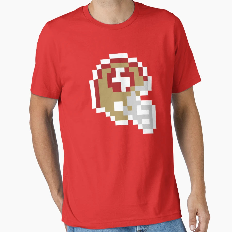 San Francisco 49Ers 8 Bit Football T-Shirt - Streetwear Style Unisex - T-Shirt, Sweatshirt, Hoodie