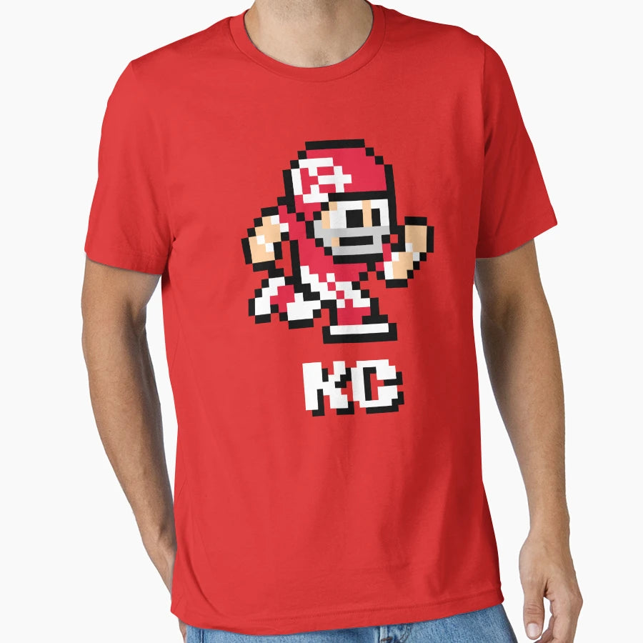 Kansas City Chiefs Tecmo Super Bowl T-Shirt - Fun Novelty Design Men Women - T-Shirt, Sweatshirt, Hoodie