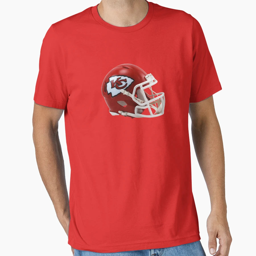 Helmet Chiefs Icon T-Shirt - Trendy Graphic Men Women - T-Shirt, Sweatshirt, Hoodie