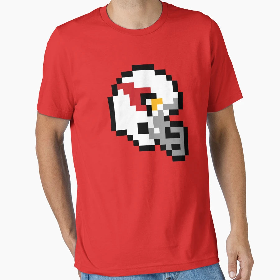 Arizona Cardinals 8 Bit Football Helmet T-Shirt - Unique Graphic Men Women - T-Shirt, Sweatshirt, Hoodie