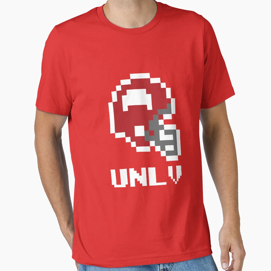 Unlv Rebels Tecmo Super Bowl T-Shirt - Casual Everyday Wear Unisex - T-Shirt, Sweatshirt, Hoodie