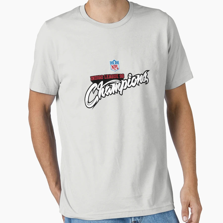 Indigo League Champions T-Shirt - Graphic Print for Adults - T-Shirt, Sweatshirt, Hoodie