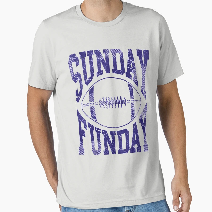 Sunday Funday Football T-Shirt - Unique Graphic for Adults - T-Shirt, Sweatshirt, Hoodie