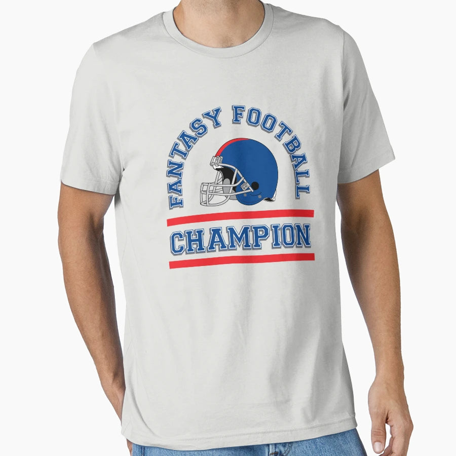 Fantasy Football Champion T-Shirt - Casual Everyday Wear for Adults - T-Shirt, Sweatshirt, Hoodie