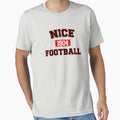 Nice Football Athletic College 1 Gray T-Shirt - Streetwear Style for Adults - T-Shirt, Sweatshirt, Hoodie
