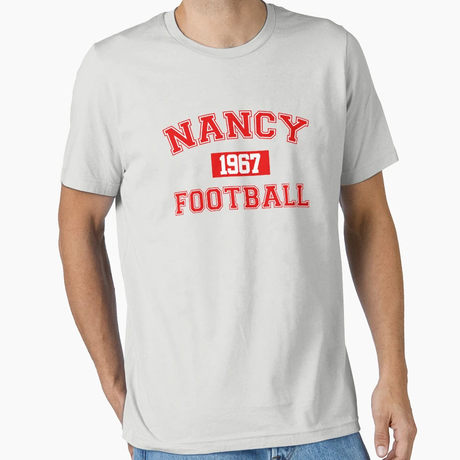 Nancy Football Athletic College 1 Gray T-Shirt - Minimalist Print Men Women - T-Shirt, Sweatshirt, Hoodie