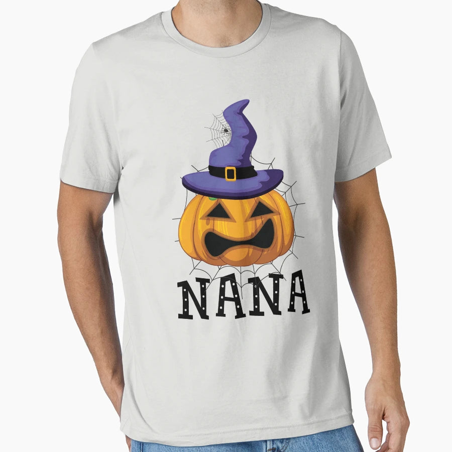 Nana Pumpkin T-Shirt - Minimalist Print for Adults - T-Shirt, Sweatshirt, Hoodie