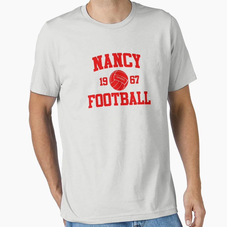 Nancy Football Athletic College 2 Gray T-Shirt - Minimalist Print Men Women - T-Shirt, Sweatshirt, Hoodie