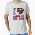 I Love Football T-Shirt - Unique Graphic Unisex - T-Shirt, Sweatshirt, Hoodie