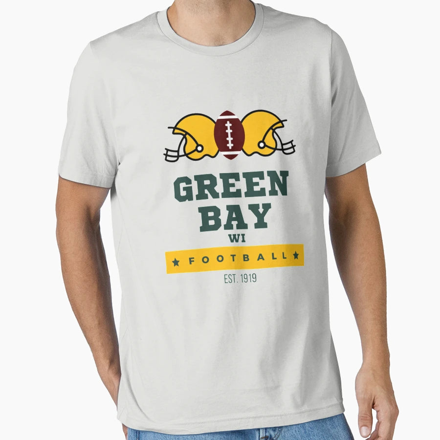 Green Bay Wisconsin Football T-Shirt - Trendy Graphic Men Women - T-Shirt, Sweatshirt, Hoodie