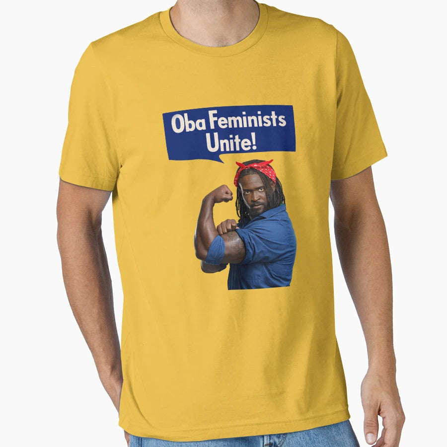 Oba Femi Oba Feminist T-Shirt - Minimalist Print for Adults - T-Shirt, Sweatshirt, Hoodie
