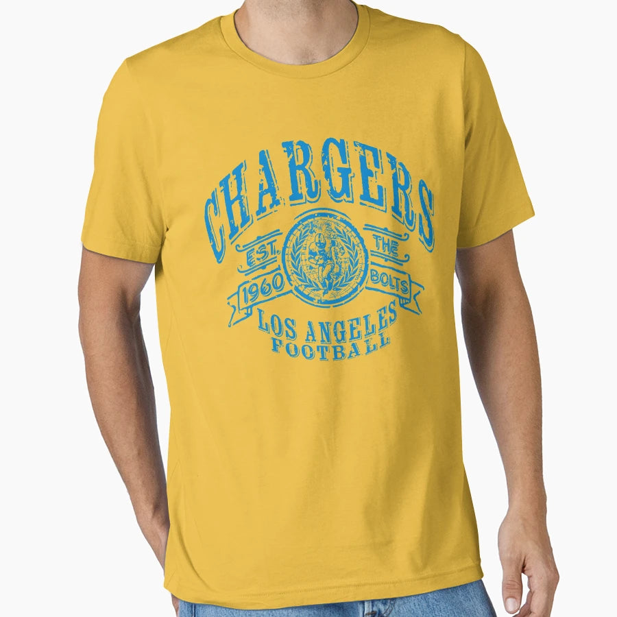 Chargers Football T-Shirt - Fun Novelty Design Unisex - T-Shirt, Sweatshirt, Hoodie