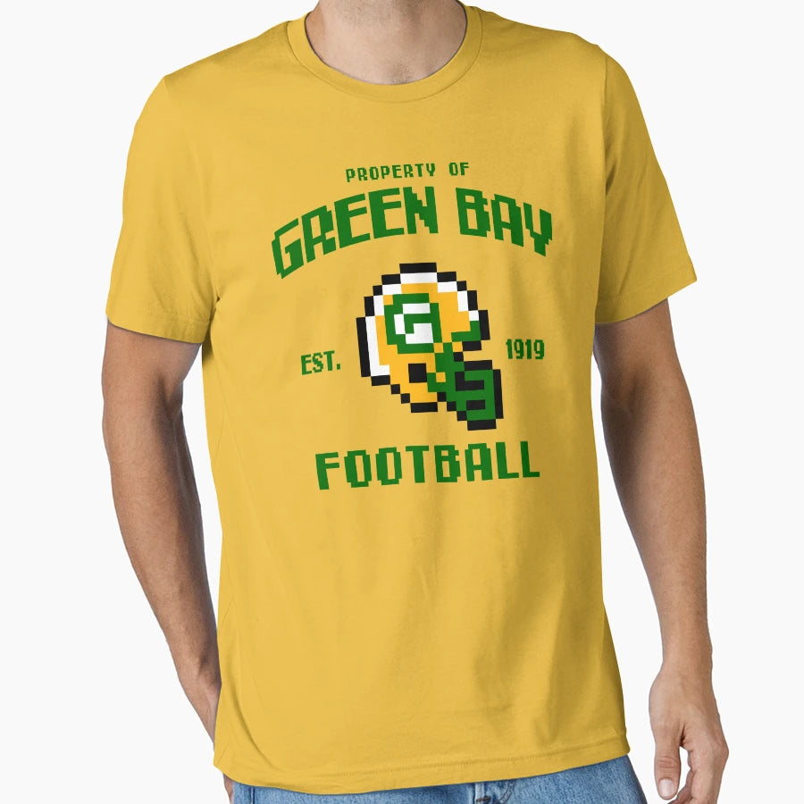 Property Green Bay Packers Football T-Shirt - Novelty Apparel for Adults - T-Shirt, Sweatshirt, Hoodie