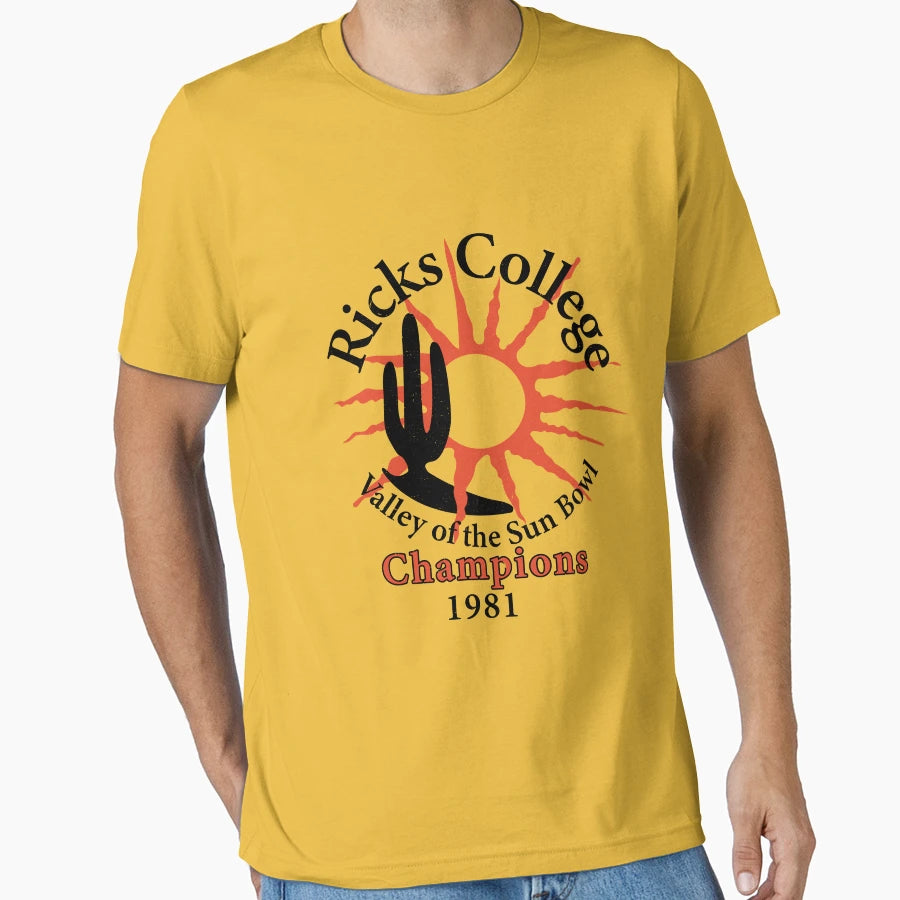 Ricks College Valley Sun Bowl T-Shirt - Custom Art Print Men Women - T-Shirt, Sweatshirt, Hoodie