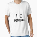 Football T-Shirt - Minimalist Print Men Women - T-Shirt, Sweatshirt, Hoodie