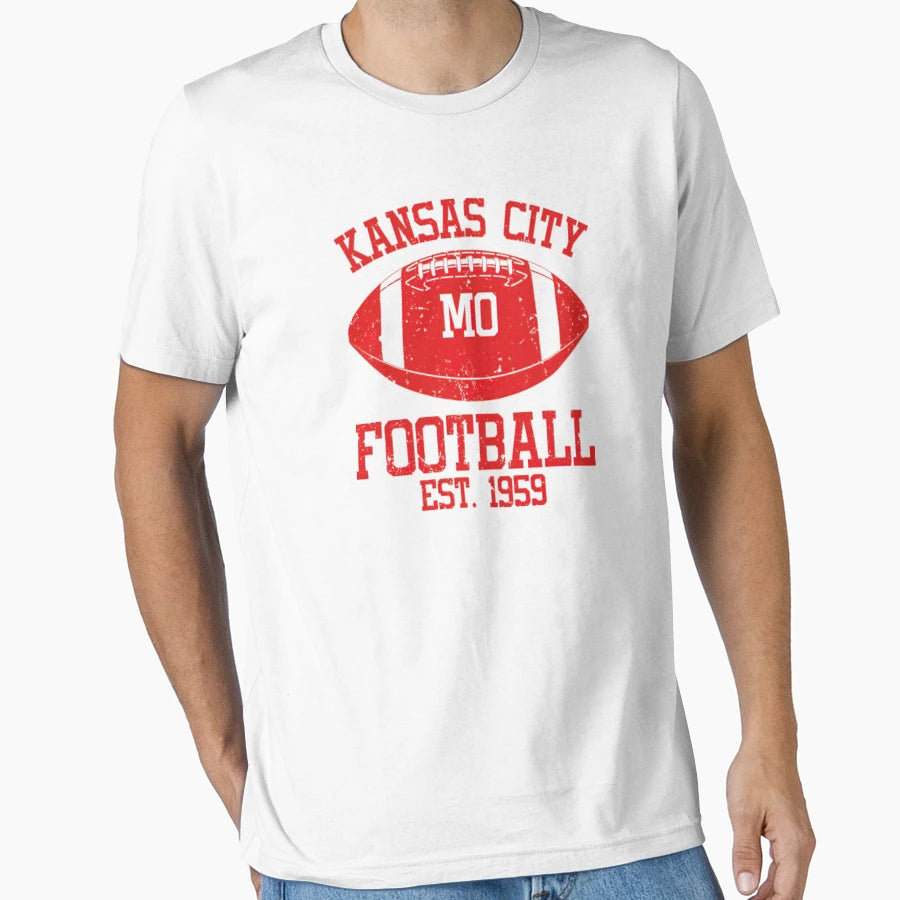 Kansas City Football T-Shirt - Trendy Graphic Men Women - T-Shirt, Sweatshirt, Hoodie