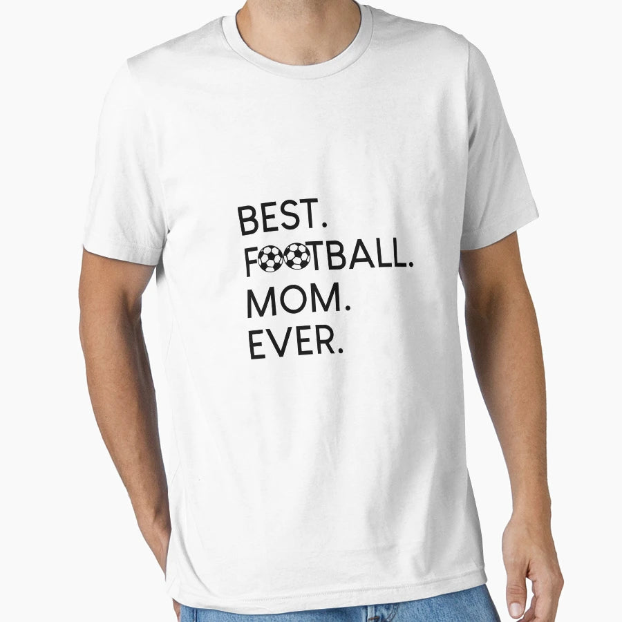 Football Mom Soccer Game T-Shirt - Minimalist Print Unisex - T-Shirt, Sweatshirt, Hoodie