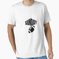 Sunday Football Fathers Day Gift T-Shirt - Casual Everyday Wear for Adults - T-Shirt, Sweatshirt, Hoodie