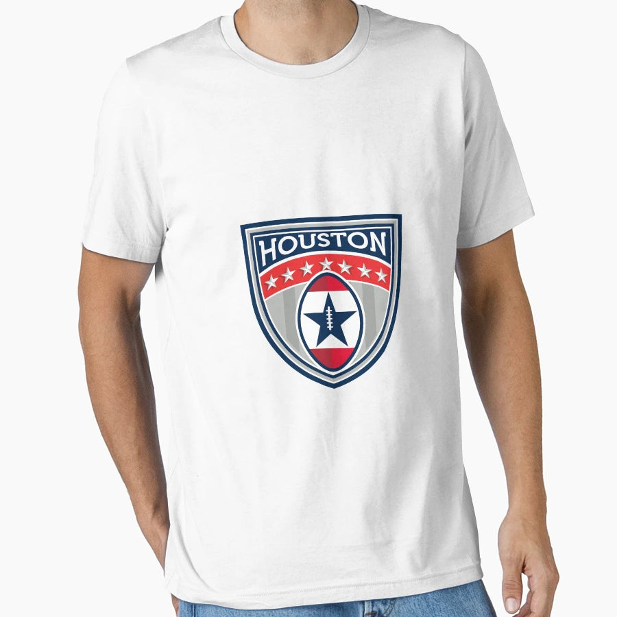 American Football Houston Stars Stripes T-Shirt - Aesthetic Graphic Unisex - T-Shirt, Sweatshirt, Hoodie