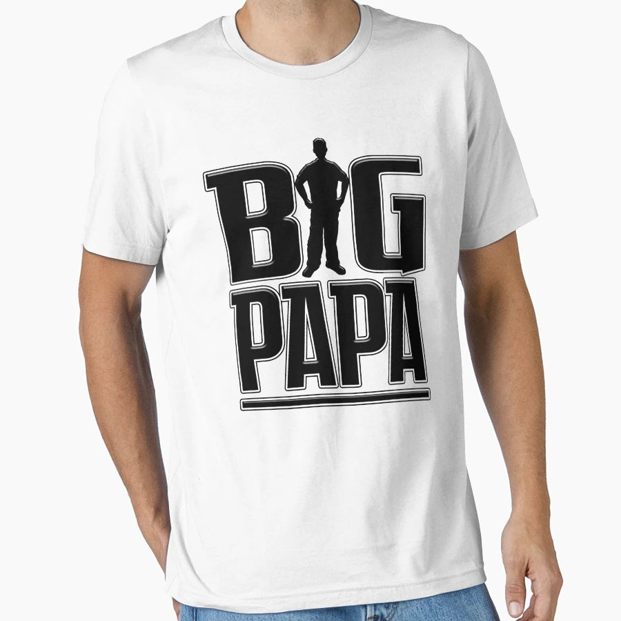 Big Papa Fathers Day Dad Father T-Shirt - Custom Art Print Men Women - T-Shirt, Sweatshirt, Hoodie