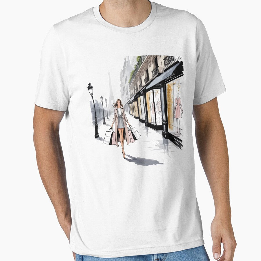 Paris street by daenarys123 - Adult & Kids T-Shirts, Sweatshirts & Hoodies apparel design preview 1