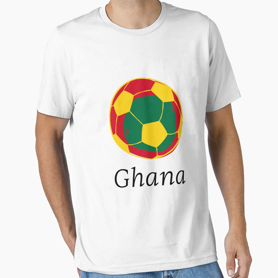 Football Fans Ghana T-Shirt - Graphic Print for Adults - T-Shirt, Sweatshirt, Hoodie