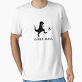 T Rex Playing Football T-Shirt - Unique Graphic for Adults - T-Shirt, Sweatshirt, Hoodie