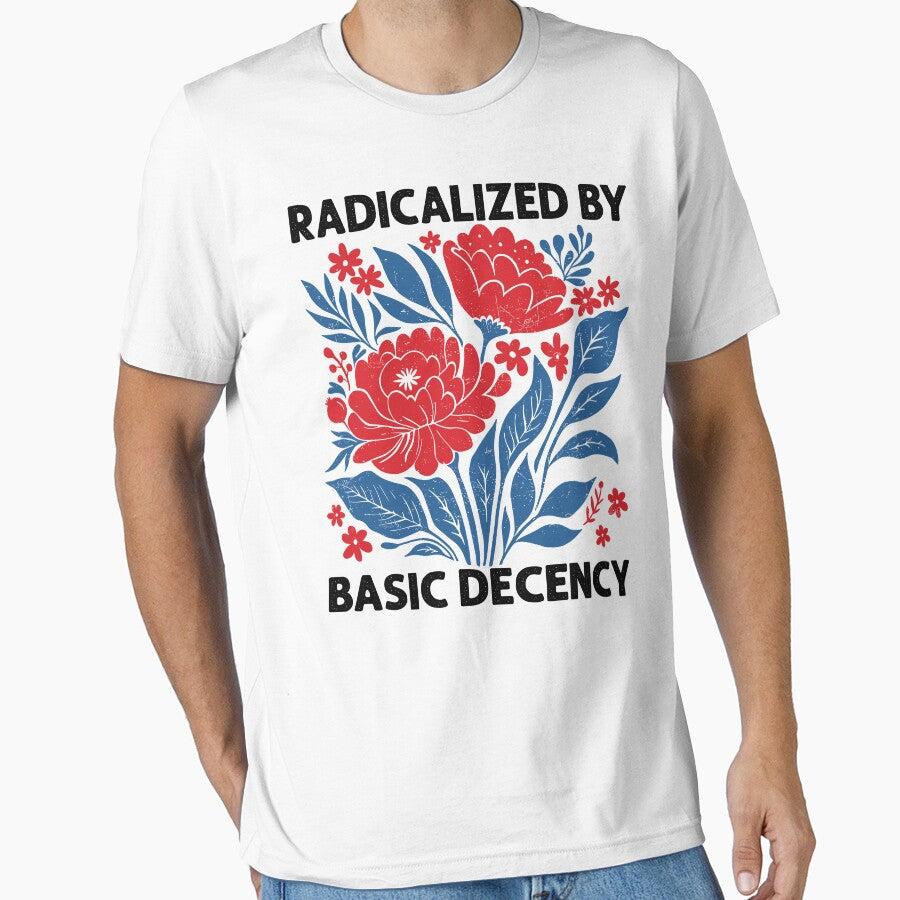 Radicalized By Basic Decency Spirex-Shop - Adult & Kids T-Shirts, Sweatshirts & Hoodies apparel design preview 1