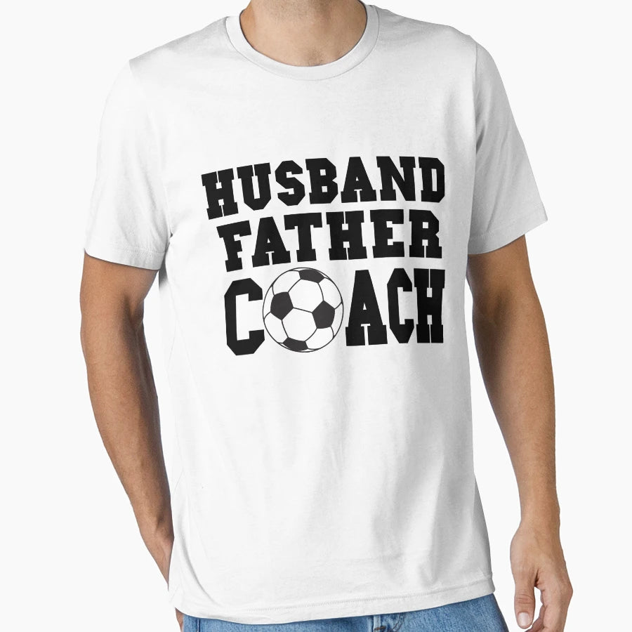 Soccer Coach Soccer Coach Gift Husband T-Shirt - Trendy Graphic Unisex - T-Shirt, Sweatshirt, Hoodie