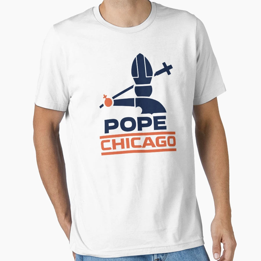 Pope Chicago Pope Robert Prevost Religious T-Shirt - Graphic Print Unisex - T-Shirt, Sweatshirt, Hoodie
