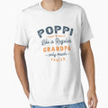 Mens Poppi Like Regular Grandpa T-Shirt - Custom Art Print for Adults - T-Shirt, Sweatshirt, Hoodie